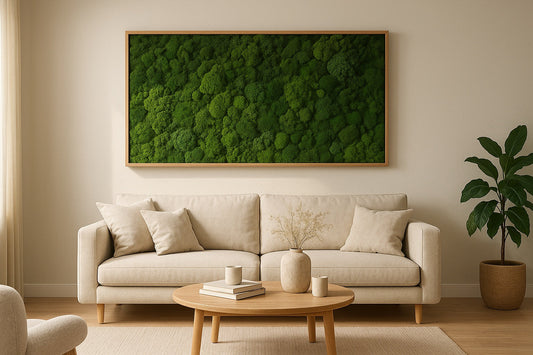 🌿 Il verde stabilizzato: la nuova frontiera del design d’interni che unisce natura e benessere